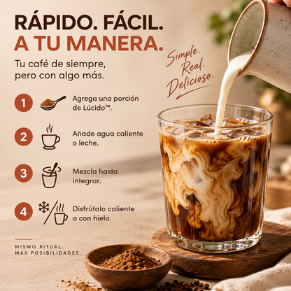 Lúcido™ — Café con 6 Hongos