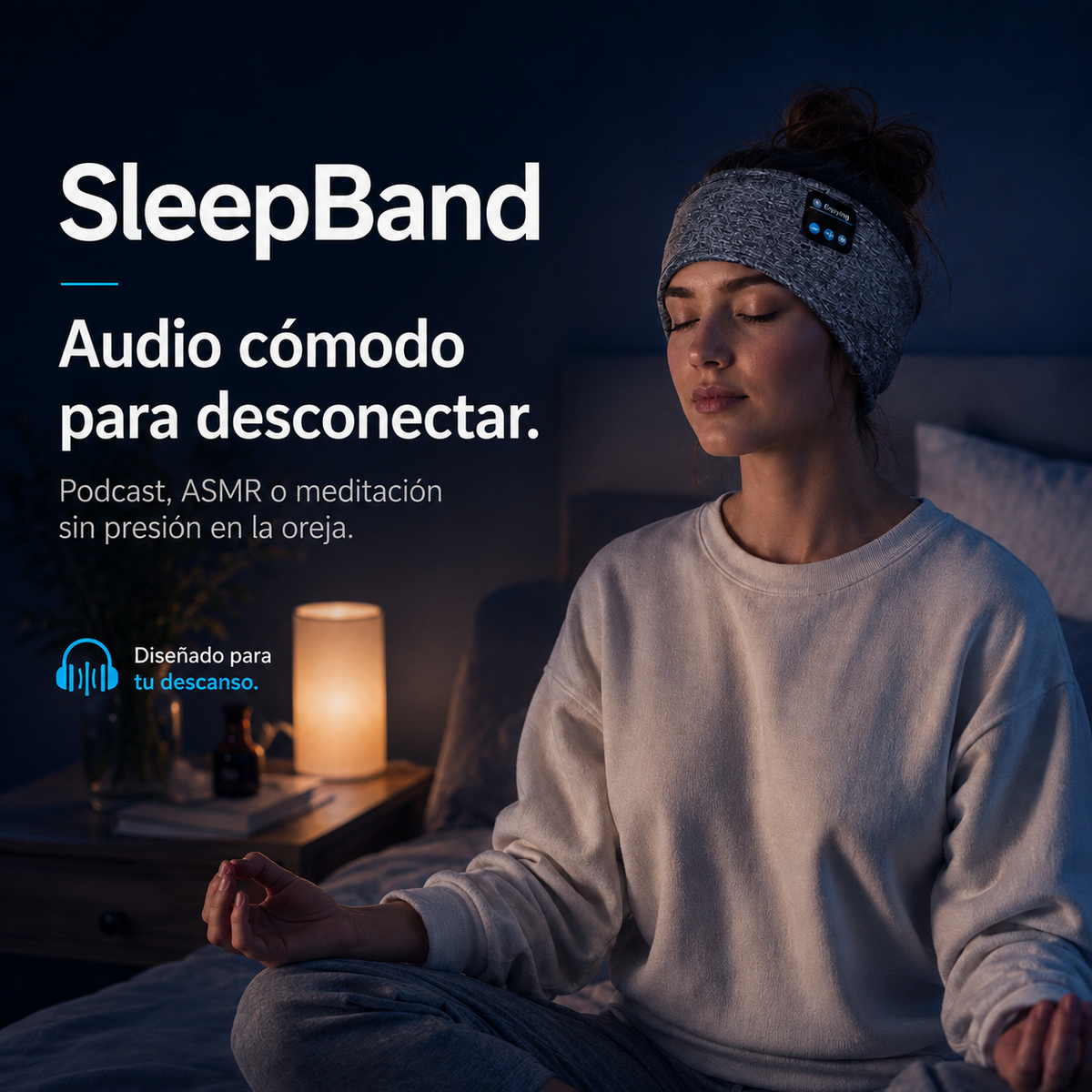 SleepBand™     Audio cómodo para desconectar.
