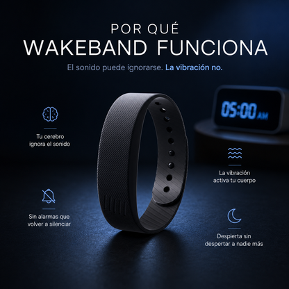 WakeBand™ — Despierta en silencio