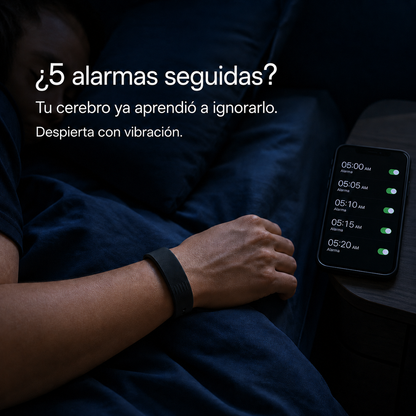 WakeBand™ — Despierta en silencio