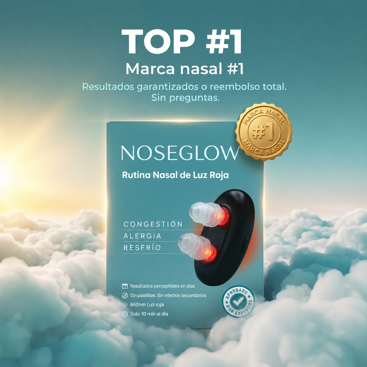 NoseGlow™ | Alivio Nasal con Luz Roja