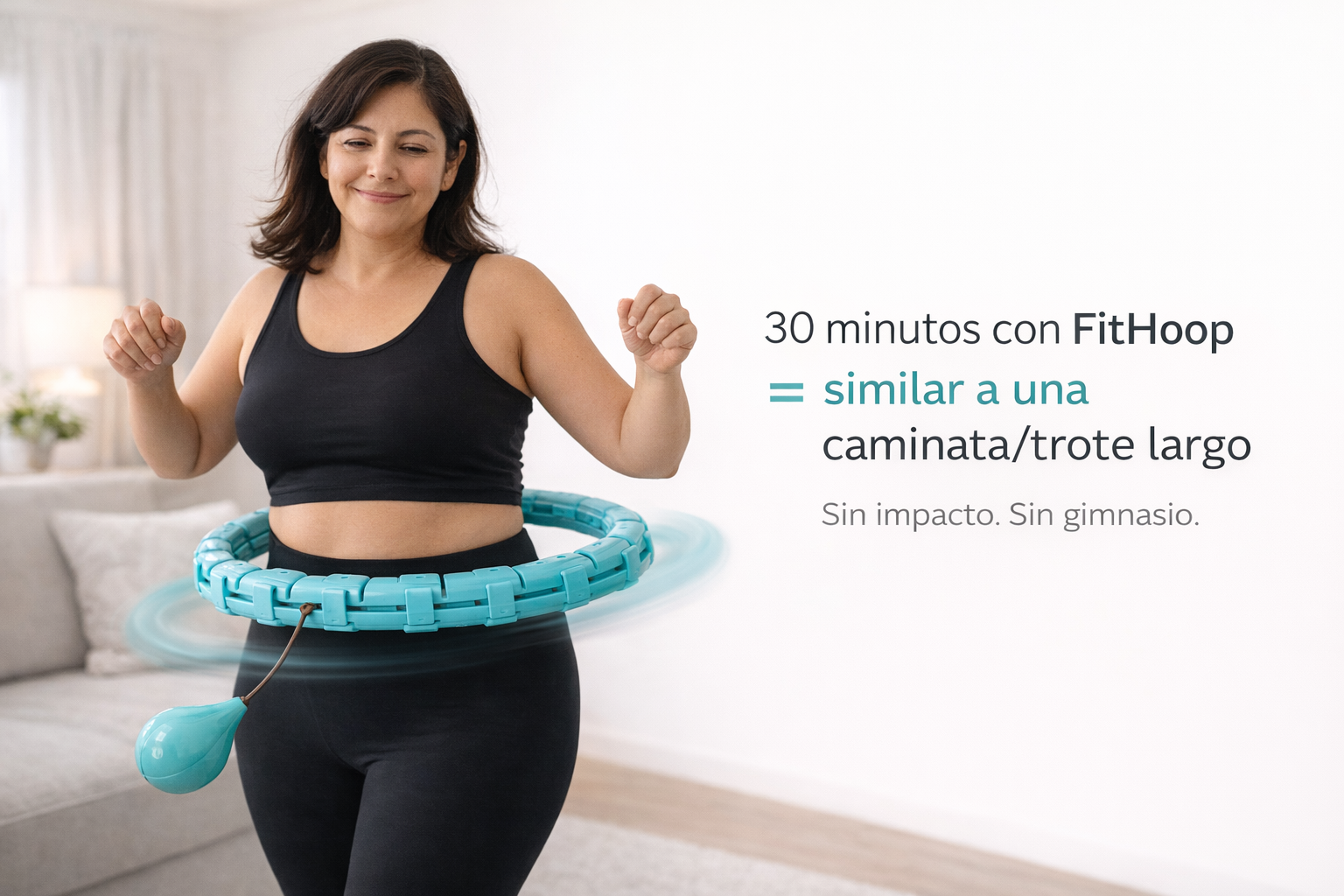 FitHoop – Anillo de ejercicio con peso ajustable