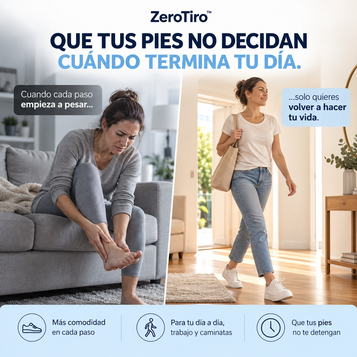 PasoLibre™ Soporte Plantar Invisible