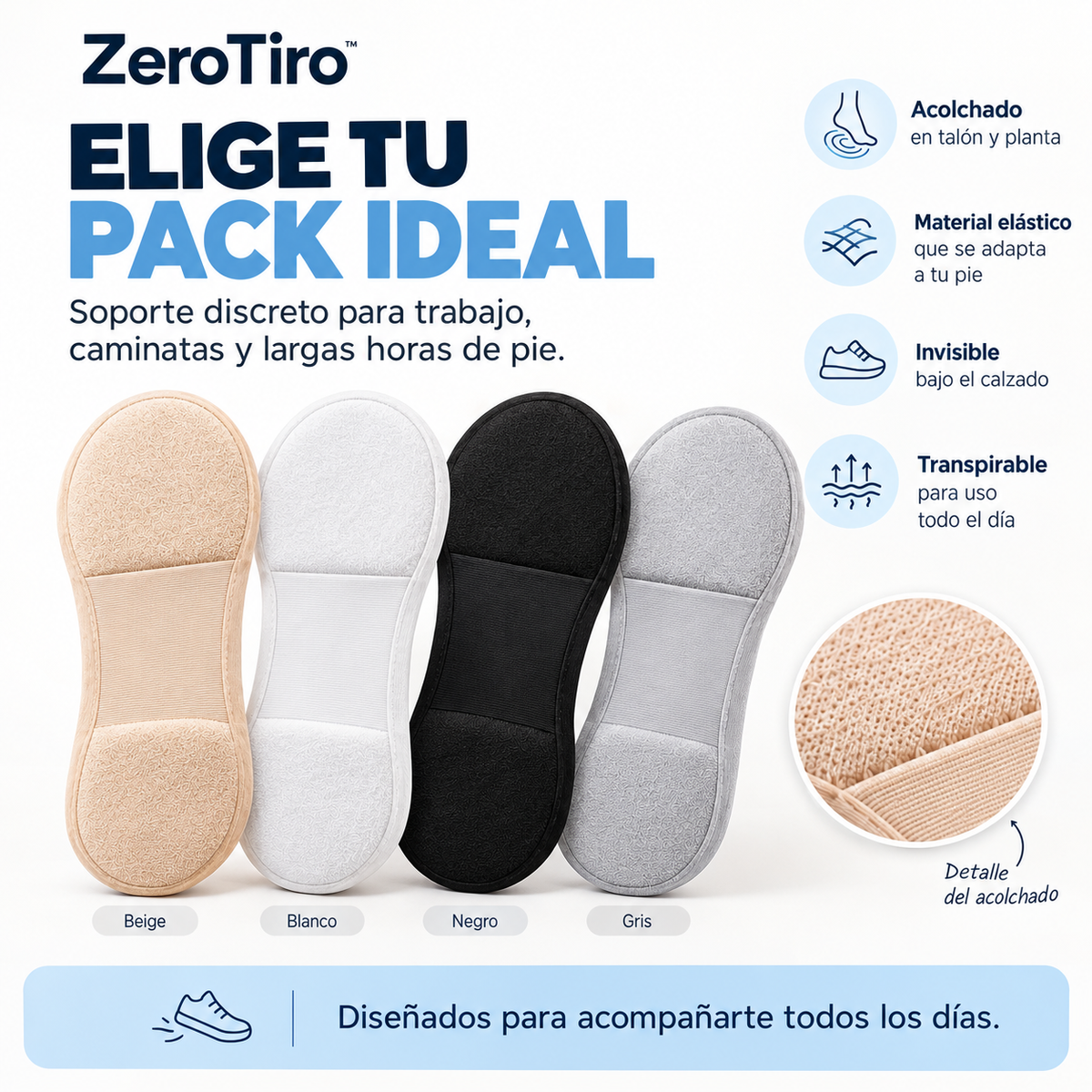 PasoLibre™ Soporte Plantar Invisible